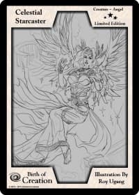 Celestial Starcaster (Limited Edition) - Limited Edition Sketch Cards - Exodus TCG card