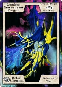 Cerulean Stormstream Dragon (Promo Edition) - Exodus Promo Cards - Exodus TCG card