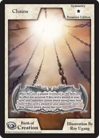Chains (Premiere Edition) (Wings) - Birth of Creation - Exodus TCG card