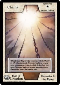Chains (Second Edition) - Birth of Creation - Exodus TCG card