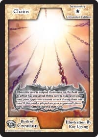 Chains (Unlimited Edition) (Dragonis) - Birth of Creation - Exodus TCG card