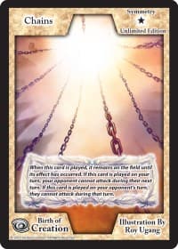 Chains (Unlimited Edition) (Skyborn) - Birth of Creation - Exodus TCG card