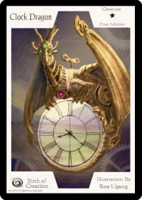 Clock Dragon (First Edition) - Birth of Creation - Exodus TCG card