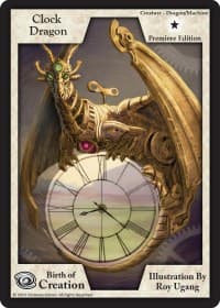 Clock Dragon (Premiere Edition) - Birth of Creation - Exodus TCG card
