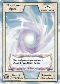 Cloudburst Spiral (Promo Edition) - Exodus Promo Cards - Exodus TCG card