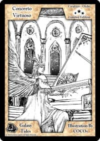 Concerto Virtuoso (Limited Edition) - Limited Edition Sketch Cards - Exodus TCG card