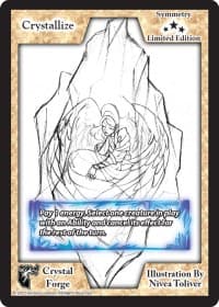 Crystallize (Limited Edition) - Limited Edition Sketch Cards - Exodus TCG card