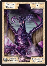 Darcrest Dragon (Unlimited Edition) - Birth of Creation - Exodus TCG card