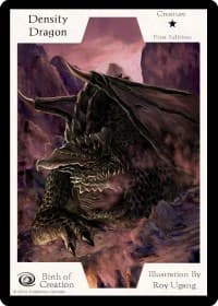 Density Dragon (First Edition) - Birth of Creation - Exodus TCG card