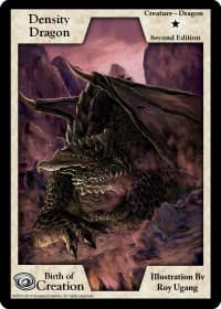Density Dragon (Second Edition) - Birth of Creation - Exodus TCG card