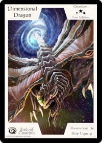 Dimensional Dragon (First Edition) - Birth of Creation - Exodus TCG card
