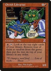 Orcish Librarian - Timeshifted - Magic: The Gathering card