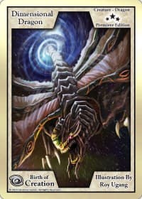 Dimensional Dragon (Premiere Edition) - Birth of Creation - Exodus TCG card