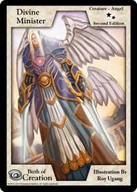 Divine Minster (Second Edition) - Birth of Creation - Exodus TCG card