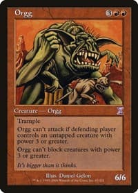 Orgg - Timeshifted - Magic: The Gathering card