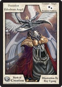 Doomfest Elderbeast Angel (Premiere Edition) - Birth of Creation - Exodus TCG card