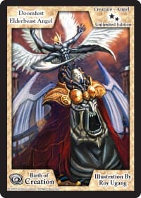 Doomfest Elderbeast Angel (Unlimited Edition) - Birth of Creation - Exodus TCG card