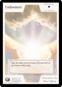 Endowment (First Edition) - Birth of Creation - Exodus TCG card