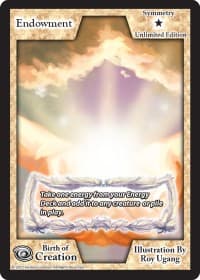 Endowment (Unlimited Edition) - Birth of Creation - Exodus TCG card