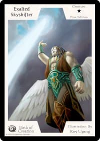 Exalted Skyshifter (First Edition) - Birth of Creation - Exodus TCG card