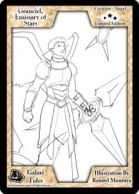 Granciel, Emissary of Stars (Limited Edition) - Limited Edition Sketch Cards - Exodus TCG card
