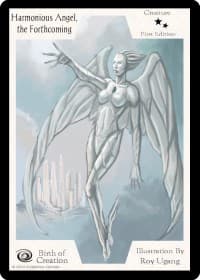 Harmonious Angel, the Forthcoming (First Edition) - Birth of Creation - Exodus TCG card