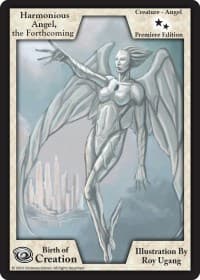 Harmonious Angel, the Forthcoming (Premiere Edition) - Birth of Creation - Exodus TCG card