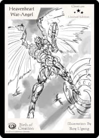 Heavenheart War-Angel (Limited Edition) - Limited Edition Sketch Cards - Exodus TCG card