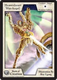 Heavenheart War-Angel (Premiere Edition) - Birth of Creation - Exodus TCG card