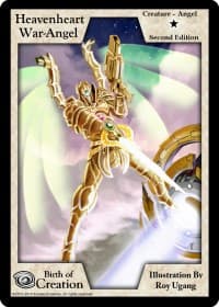 Heavenheart War-Angel (Second Edition) - Birth of Creation - Exodus TCG card