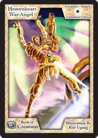 Heavenheart War-Angel (Unlimited Edition) - Birth of Creation - Exodus TCG card