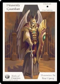 Heavenly Guardian (First Edition) - Birth of Creation - Exodus TCG card