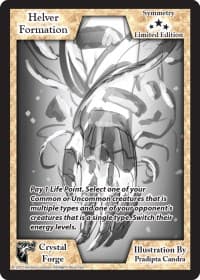 Helver Formation (Limited Edition) - Limited Edition Sketch Cards - Exodus TCG card