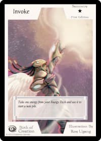 Invoke (First Edition) - Birth of Creation - Exodus TCG card