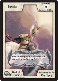 Invoke (Premiere Edition) (Wings) - Birth of Creation - Exodus TCG card