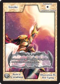 Invoke (Unlimited Edition) (Dragonis) - Birth of Creation - Exodus TCG card