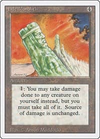 Jade Monolith - Revised Edition - Magic: The Gathering card
