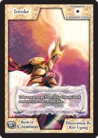 Invoke (Unlimited Edition) (Skyborn) - Birth of Creation - Exodus TCG card