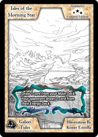 Isles of the Morning Star (Limited Edition) - Limited Edition Sketch Cards - Exodus TCG card