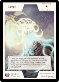 Leech (First Edition) - Birth of Creation - Exodus TCG card