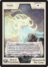 Leech (Premiere Edition) (Feathers) - Birth of Creation - Exodus TCG card
