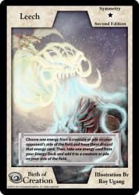Leech (Second Edition) - Birth of Creation - Exodus TCG card