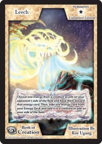Leech (Unlimited Edition) (Skyborn) - Birth of Creation - Exodus TCG card