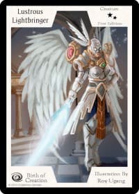 Lustrous Lightbringer (First Edition) - Birth of Creation - Exodus TCG card