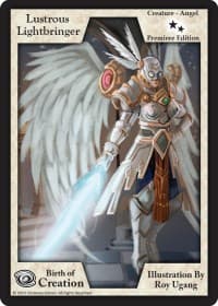 Lustrous Lightbringer (Premiere Edition) - Birth of Creation - Exodus TCG card