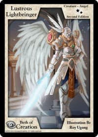 Lustrous Lightbringer (Second Edition) - Birth of Creation - Exodus TCG card