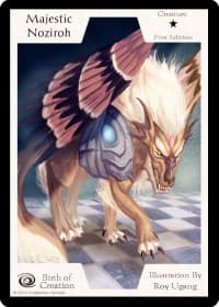 Majestic Noziroh (First Edition) - Birth of Creation - Exodus TCG card