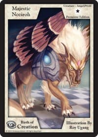 Majestic Noziroh (Premiere Edition) - Birth of Creation - Exodus TCG card