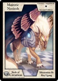 Majestic Noziroh (Second Edition) - Birth of Creation - Exodus TCG card
