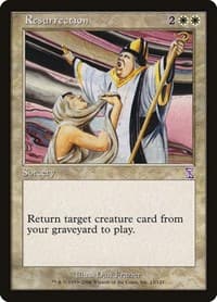 Resurrection - Timeshifted - Magic: The Gathering card
